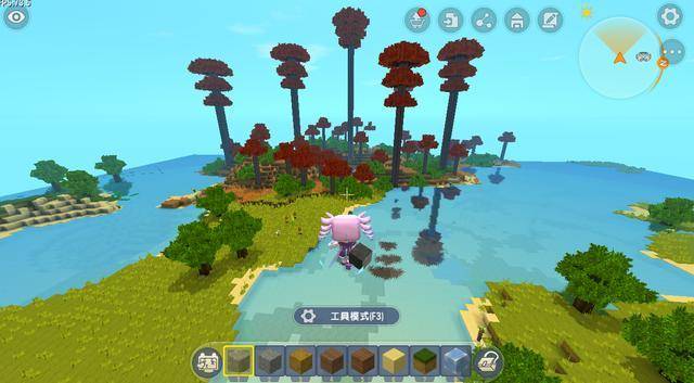 迷你世界:激光武器“切开”地下300层方块,威力强大直接卡掉线