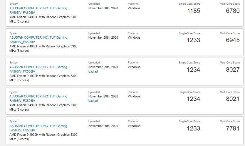 AMD R9 5900HX 笔记本可超频处理器参数曝光