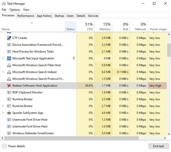 AMD驱动Bug:明明没装显卡 却吃掉一个CPU核心!