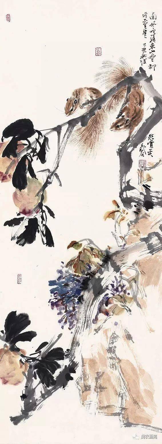 他画 生肖鼠 形神毕肖,意趣盎然!