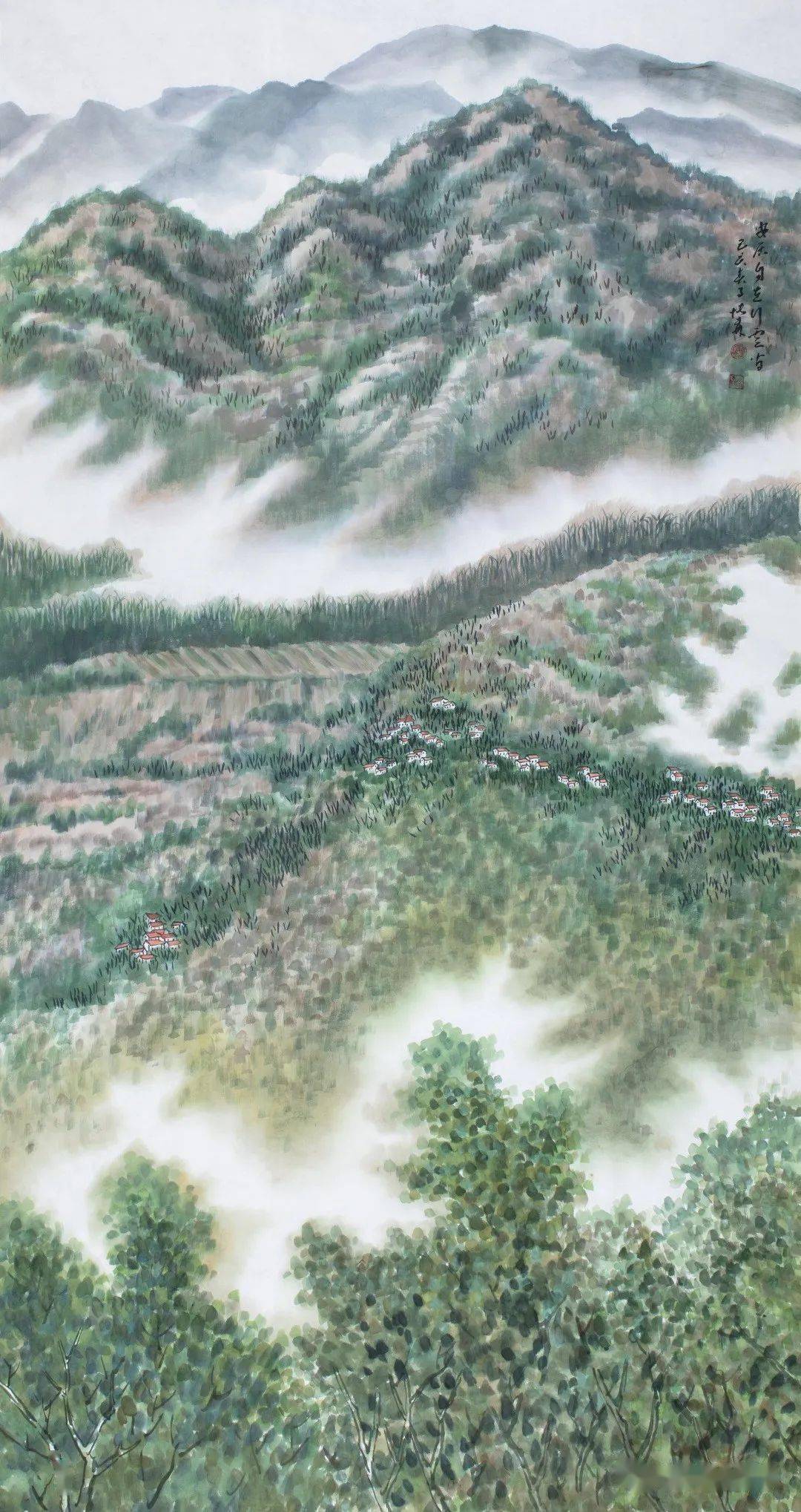 中外名人艺术丨中和之美—观柴博森山水画