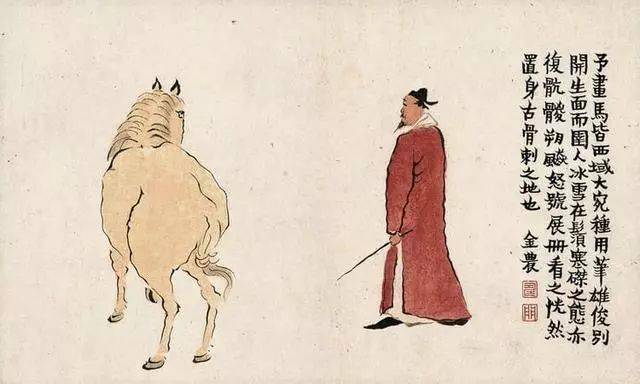 金农绘画作品欣赏,风格独特