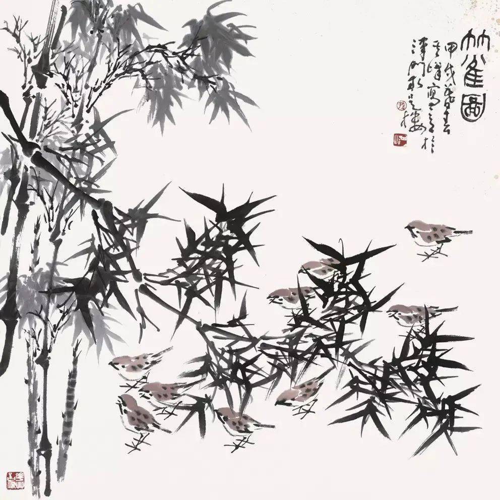 绘画一落笔就制造了一个矛盾,处理好矛盾画才耐读贵在曲折变换间