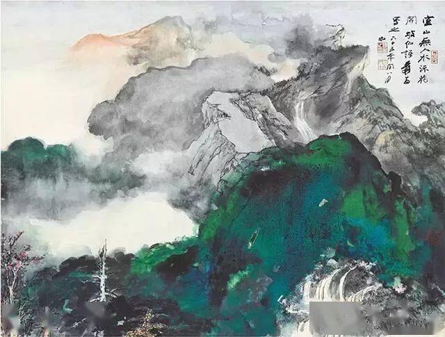张大千:心中有个神仙境界,就可以画出一个神仙境界