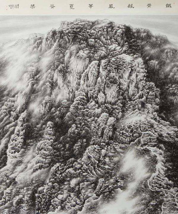 著名焦墨山水画家林晓丽——水墨淡彩风景山水画欣赏