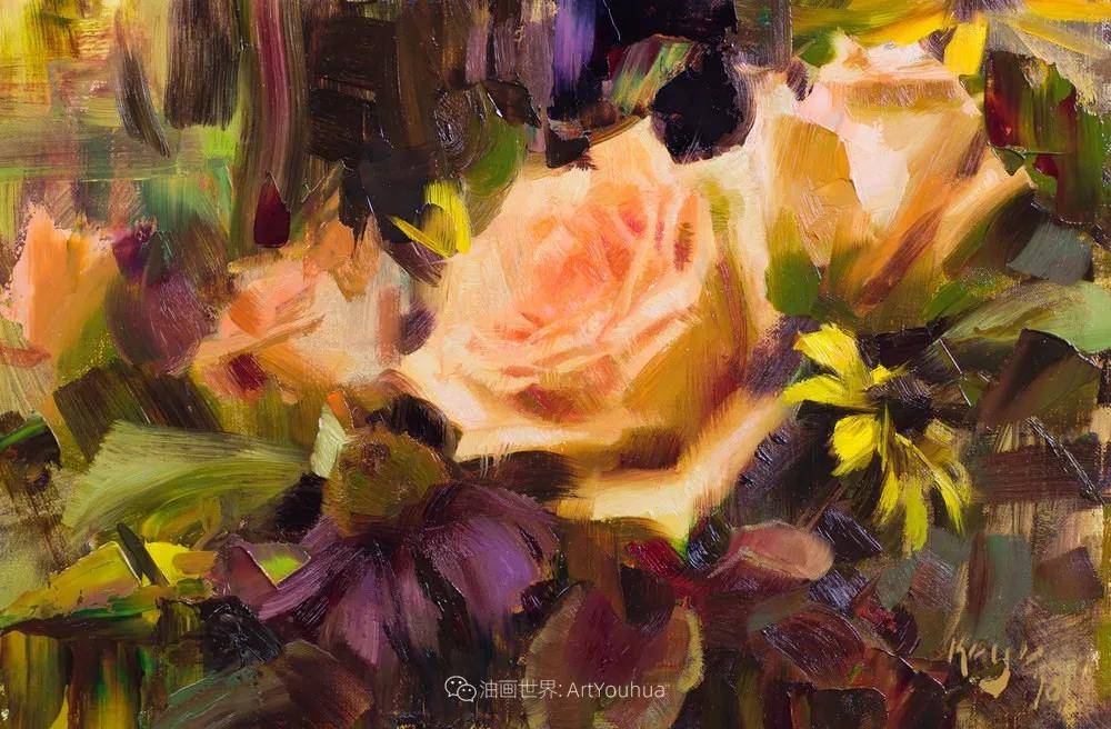 美国画家丹尼尔·基斯,花卉作品选
