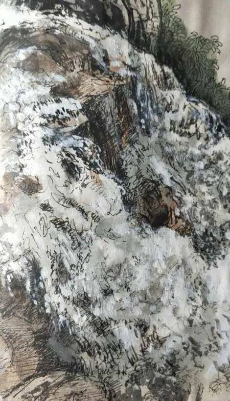 王德禄山水画集:水的技法