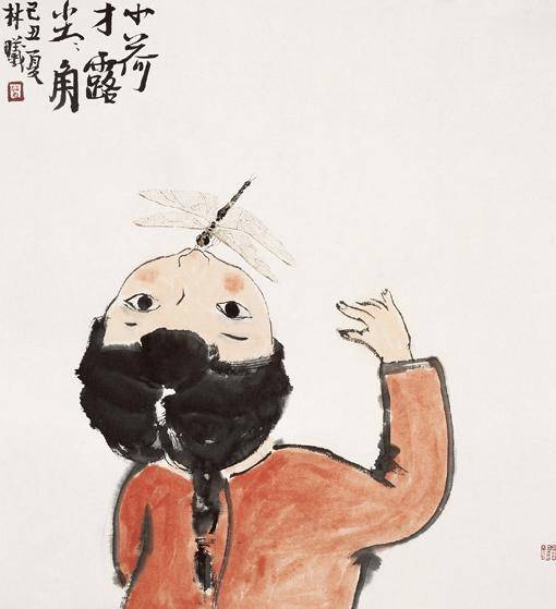 林曦不仅漂亮,其水墨画功力也很不错,堪称画坛后起之秀!