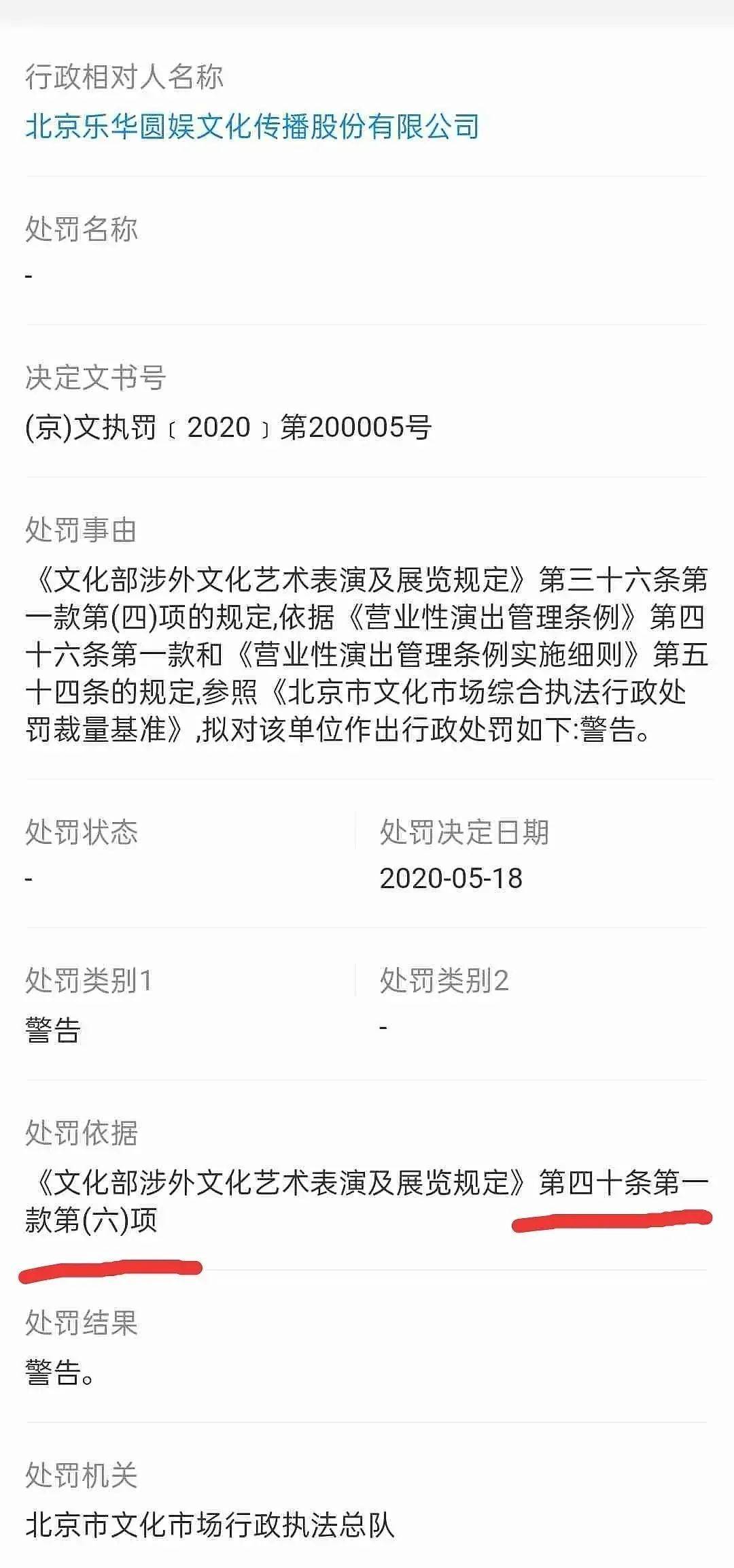 乐华艺人演出辱国真相,只警告没实际处罚,通告还被压了3个月