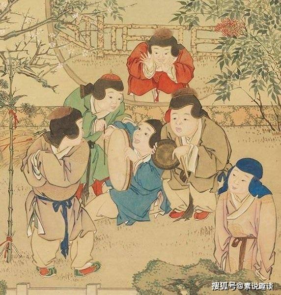 8个清朝儿童过新年,古人的生活喜气洋洋,幸福指数现代人高