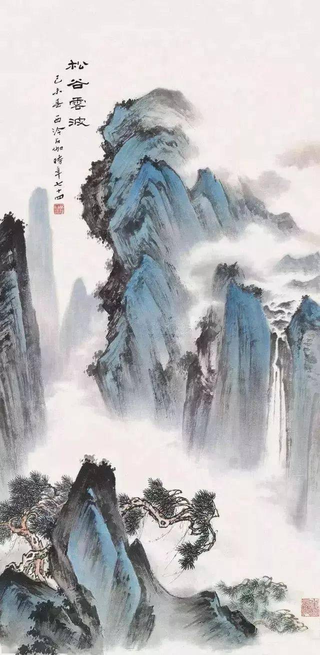 他的山水画,能听到风声
