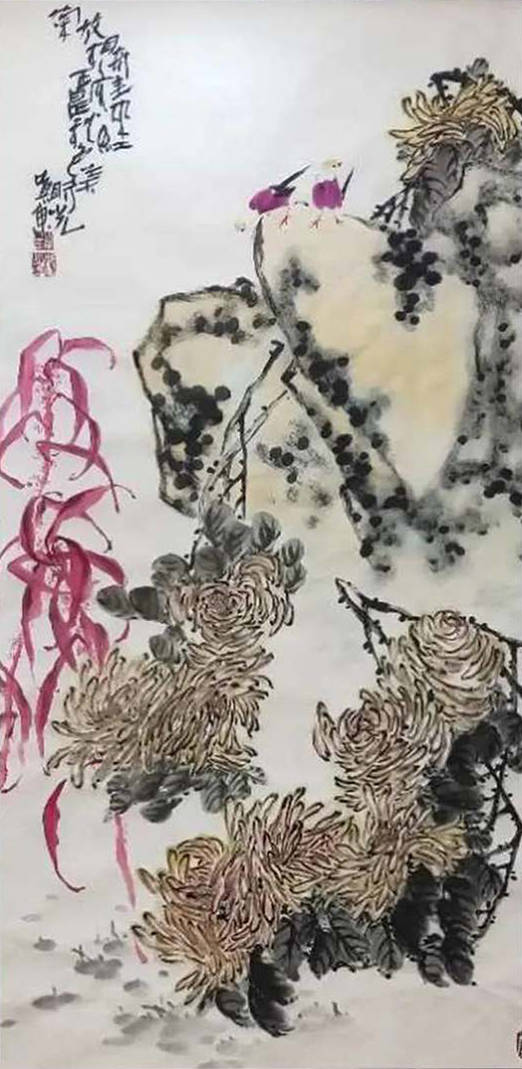 张贵东:画风古韵蕴新风
