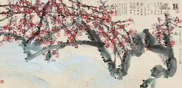 黄永玉画梅花,风情万种