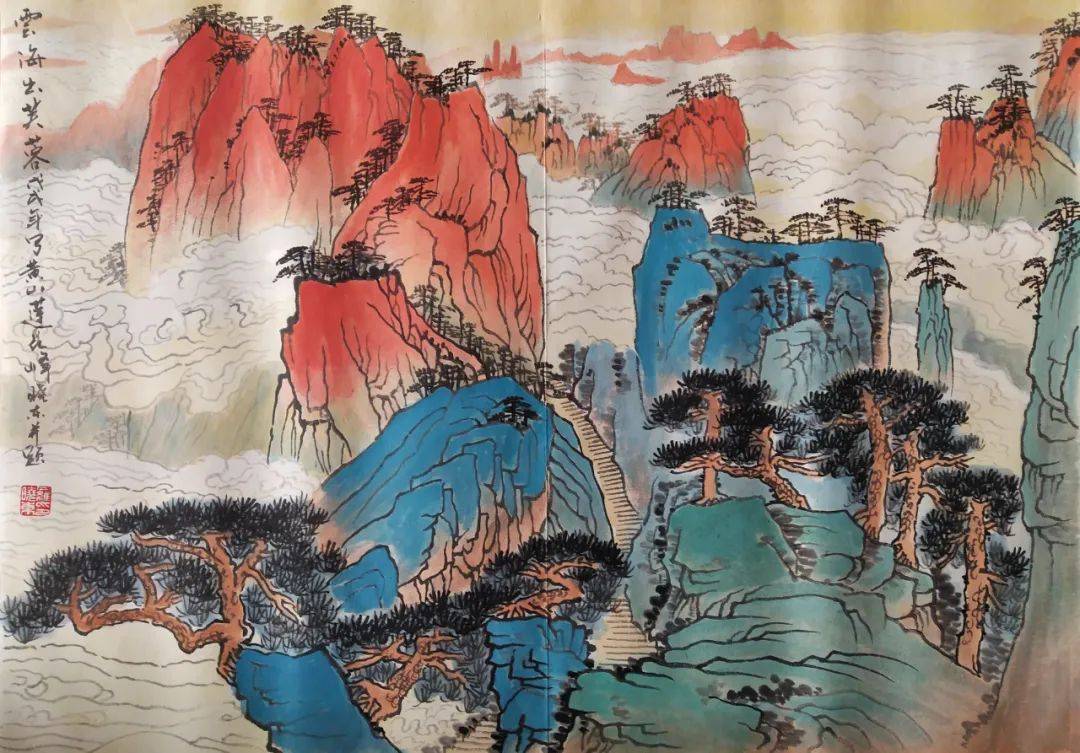 青山绿水 钟灵毓秀——罗晓东国画作品欣赏