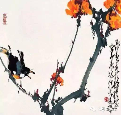 赵少昂画鸟儿,最是热闹
