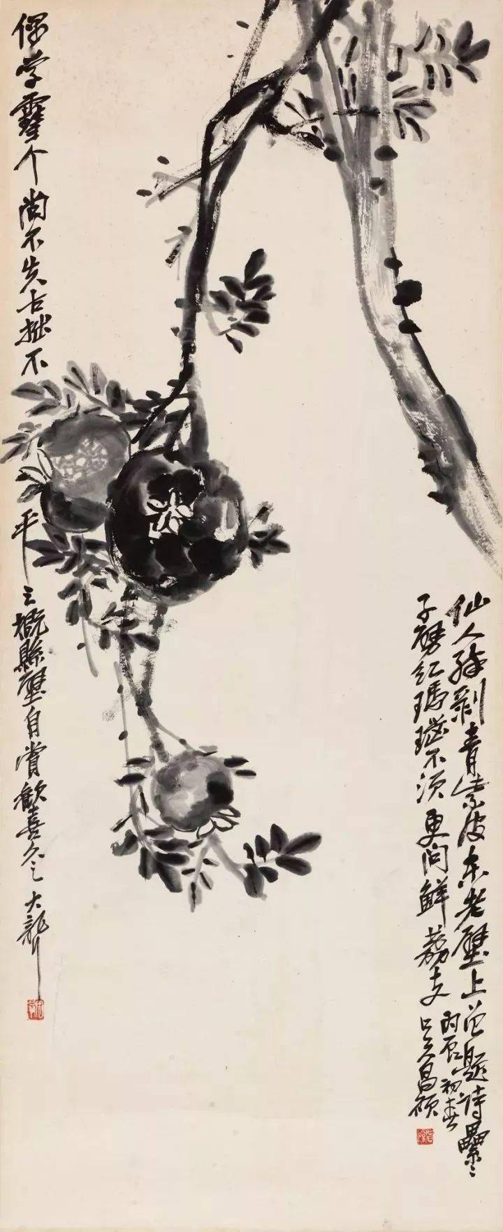 书画鉴赏】吴昌硕:花果十二屏