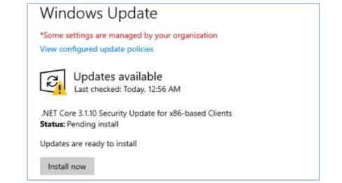 12 月起,Win10 Update 新增支持 .NET Core 更新