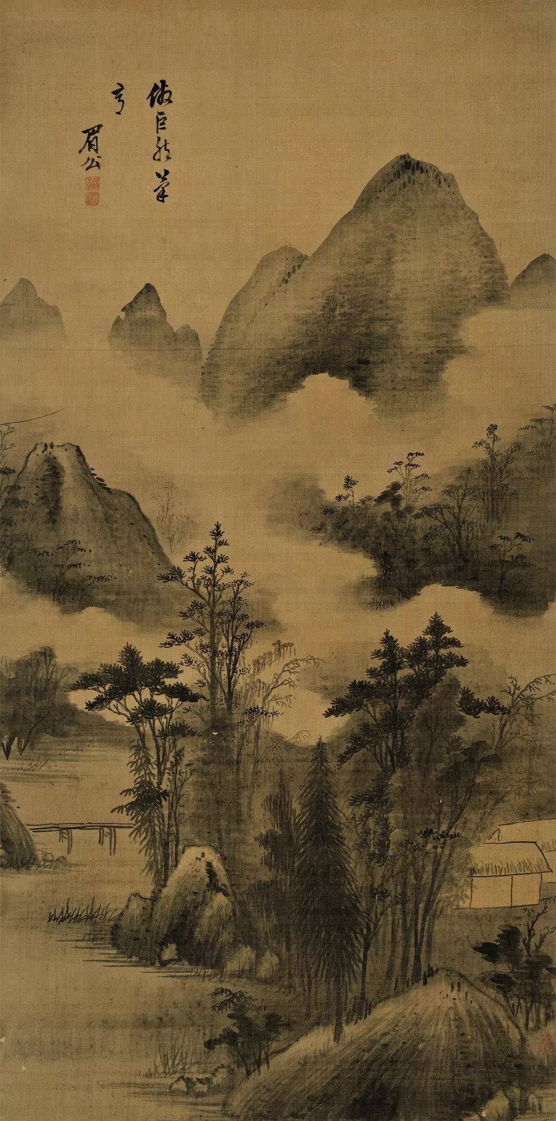 空谷清音|陈继儒山水