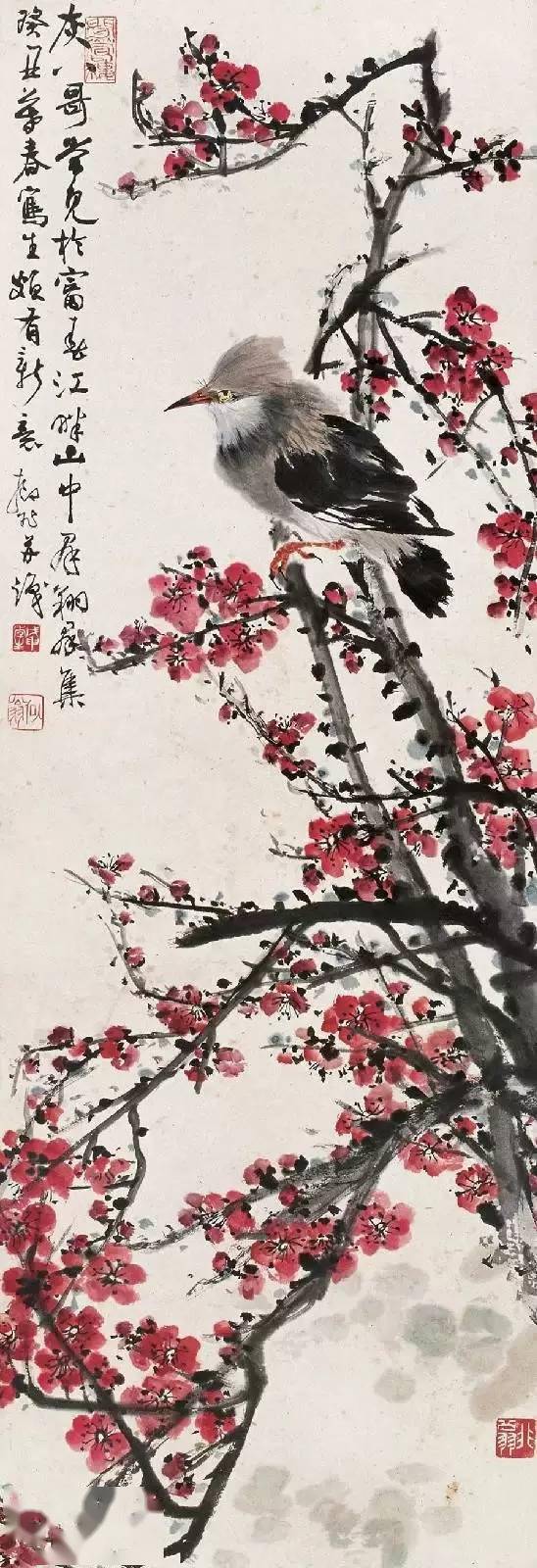 这四位老人家的花鸟,百看不厌!
