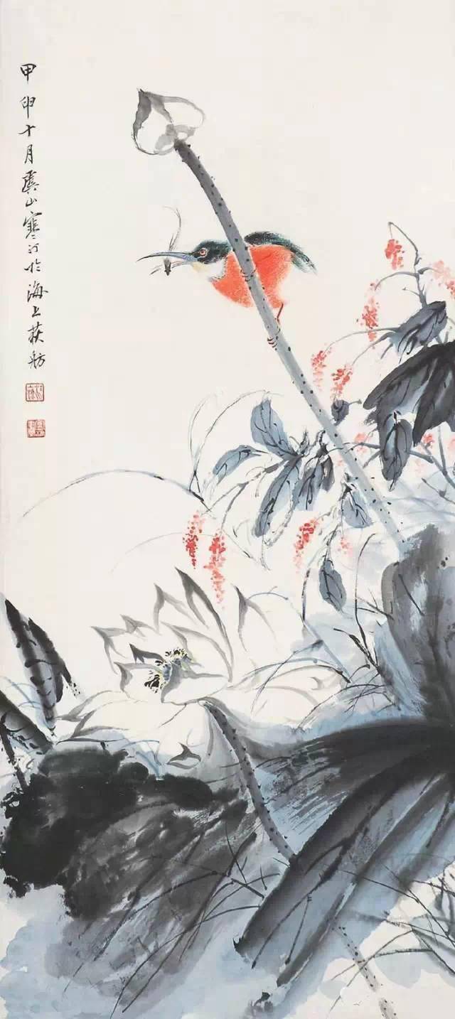这四位老人家的花鸟,百看不厌!