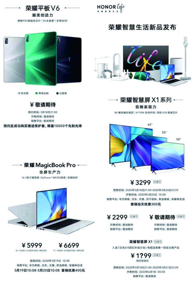 米粉节小米发布22款,荣耀5.18也发布22款新品,荣耀杂货铺来啦?