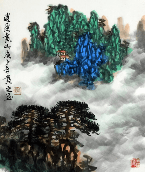 当代著名画家黄之——逍遥黄山系列