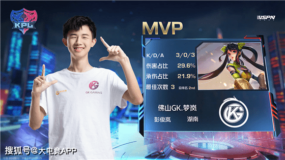 KPL:QGhappy 3:2佛山GK,献祭流雅典娜重出江湖