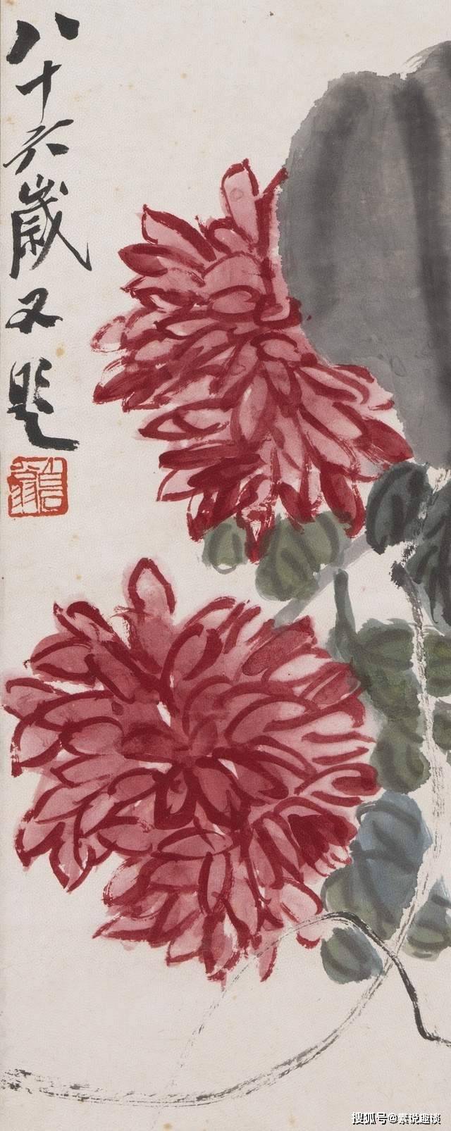 齐白石的这张葫芦图,一只蚱蜢成就一幅画,价值也翻了10倍