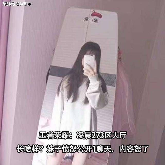 王者荣耀273区大厅长啥样?妹子愤怒公开1聊天,内容怒了