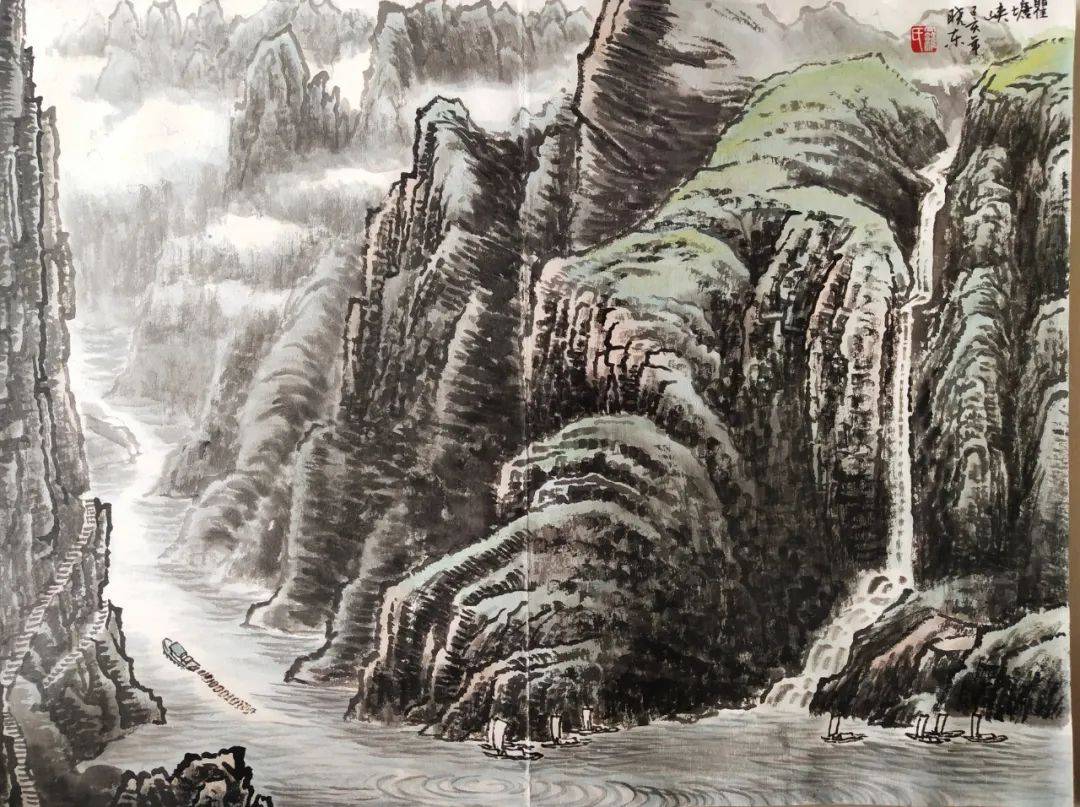 青山绿水 钟灵毓秀——罗晓东国画作品欣赏
