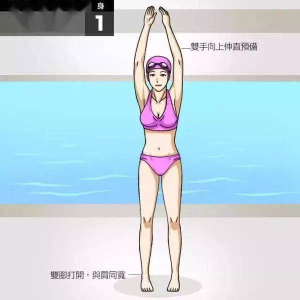 赞一组诚意满满的游泳热身图