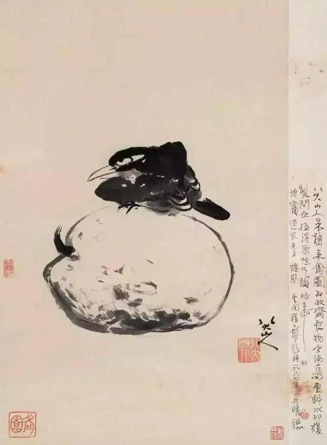 八大山人画画秘诀:一拙,二对,三变!
