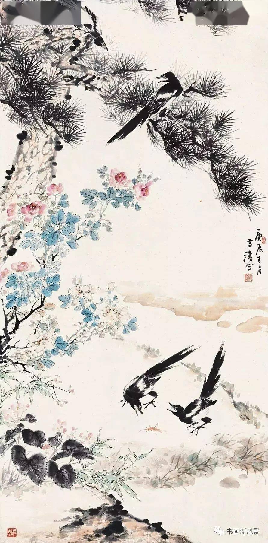 王雪涛画喜鹊精选30幅,养眼!