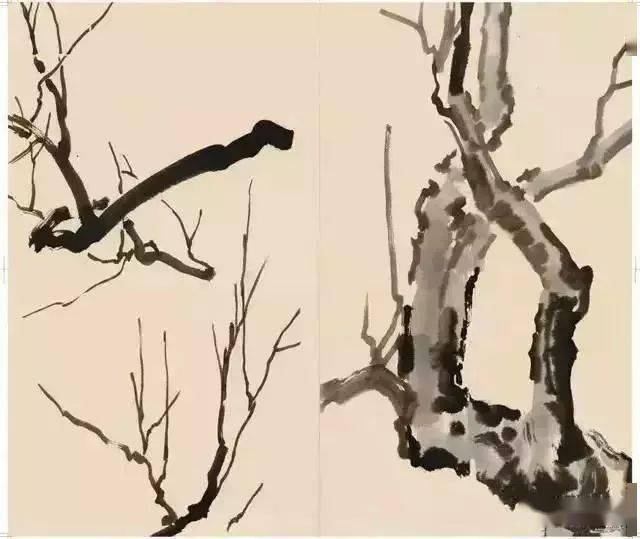 徐悲鸿“手把手”教画花鸟,干货。