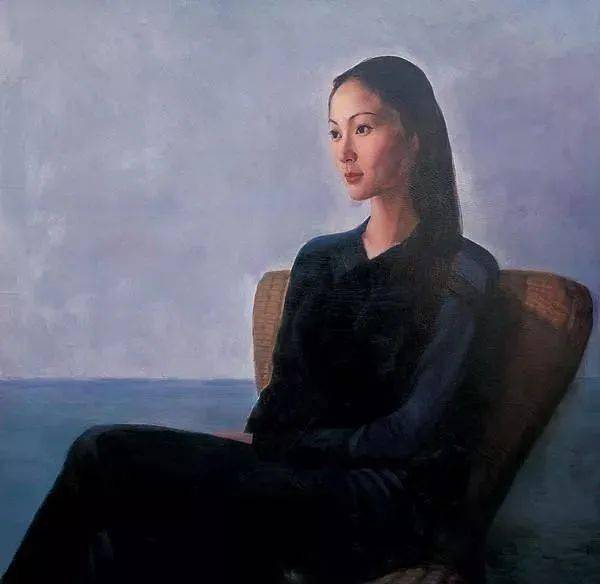 中国油画八人展,美丽的女人和风景!