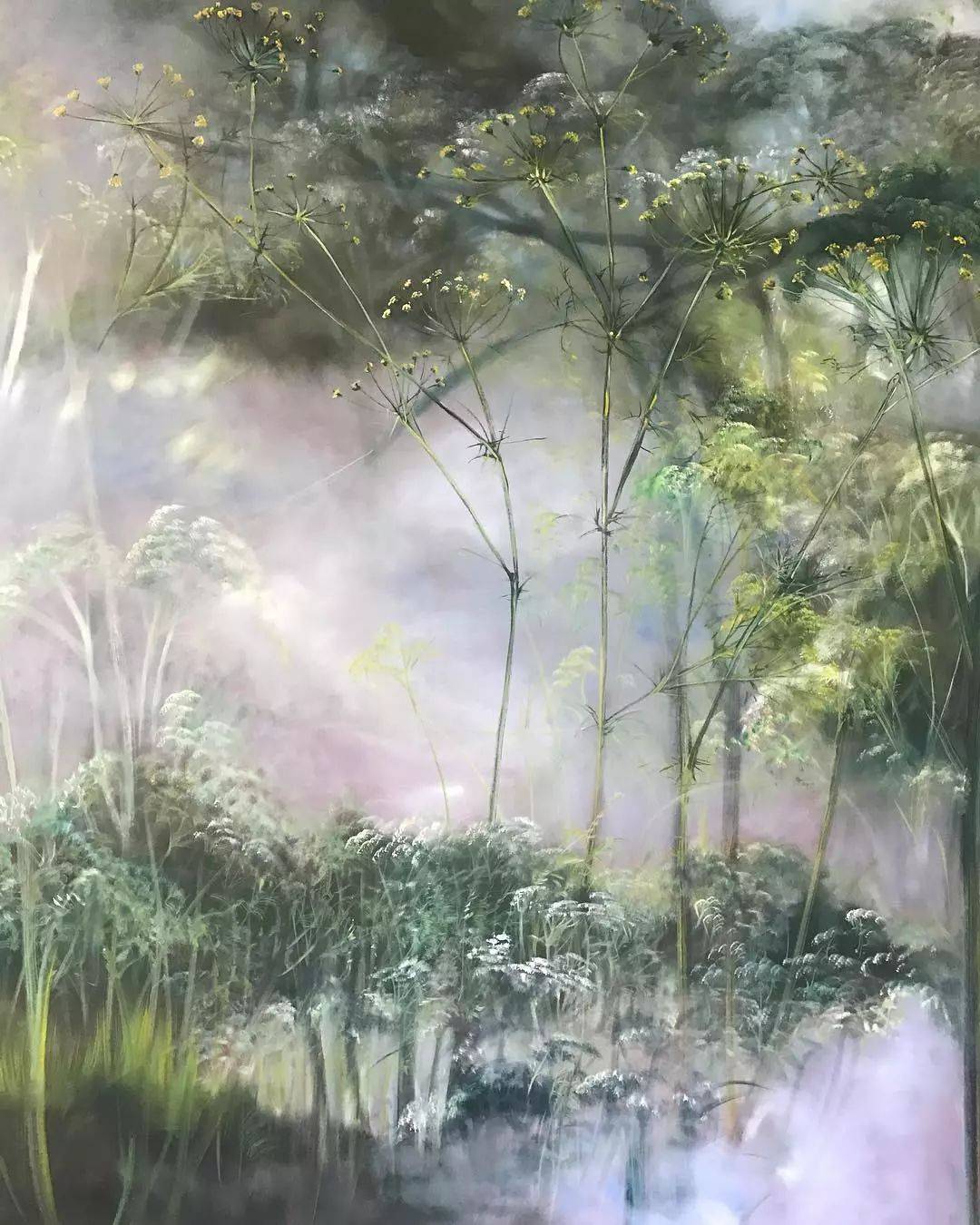 她一生只爱花,家“涂”四壁,简直美哭了