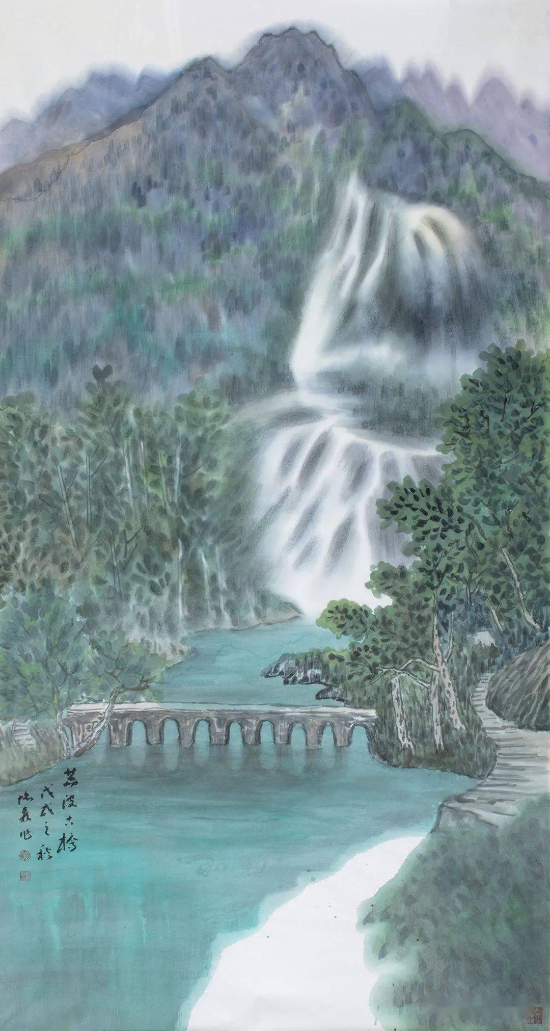 中外名人艺术丨中和之美—观柴博森山水画