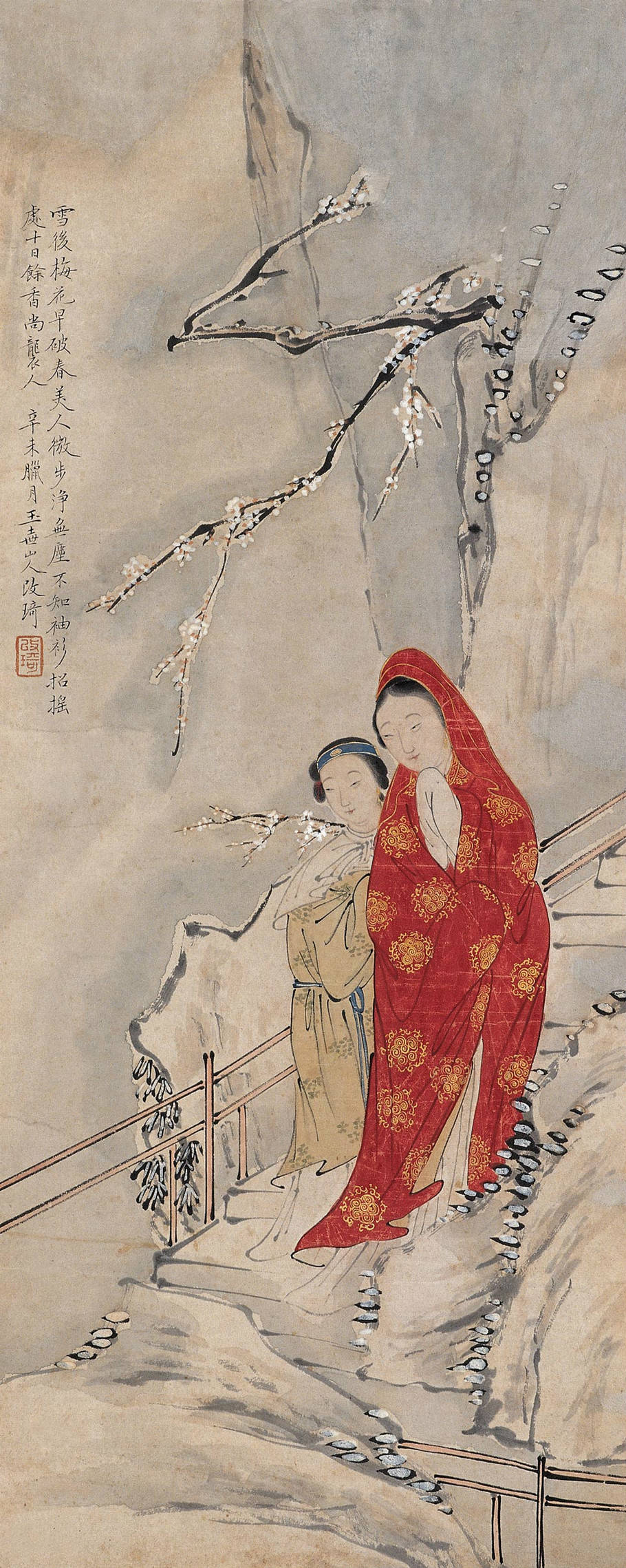 古画中的“她” ,有着超越画卷的淡妆雅度