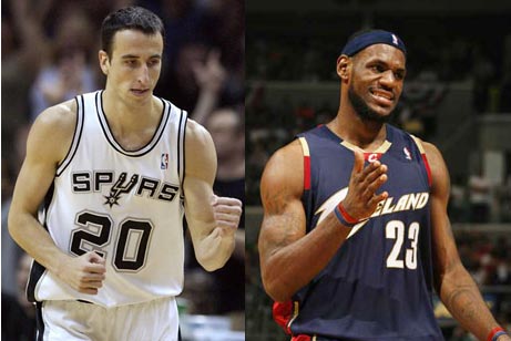 (03/13)NBA上周最佳球员公布 詹姆斯携手吉诺比利当选