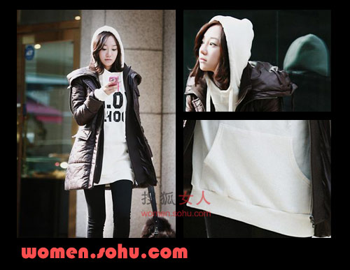 再也不臃肿 羽绒服巧搭穿出好身材