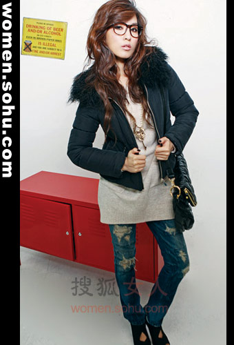 俏皮短款羽绒服 寒冬扮靓就选它