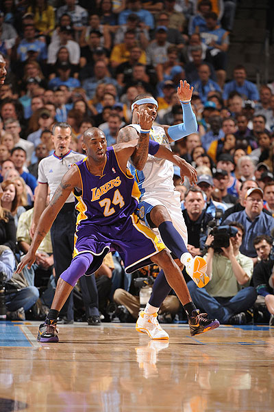 科比34分难敌丹佛七将 掘金2-2平湖人