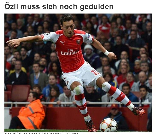 厄齐尔自曝7周后复出 熗手挖罗马妖锋开启谈判