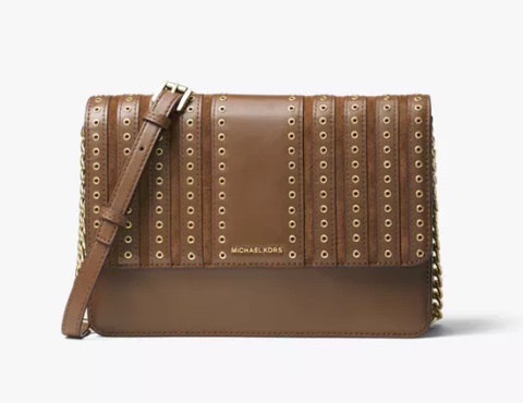 【73】MICHAEL MICHAEL KORS Brooklyn Grommet 女士单肩斜挎包