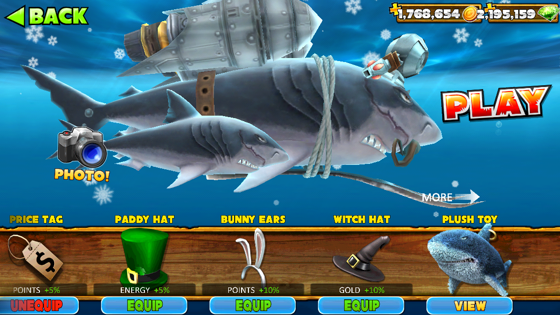【无需越狱】【本版处女贴】Hungry Shark:Evolution 饥饿的鲨鱼:进化 内购破解