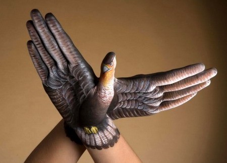 让人叹服的人体彩绘之手艺术(Hands art)
