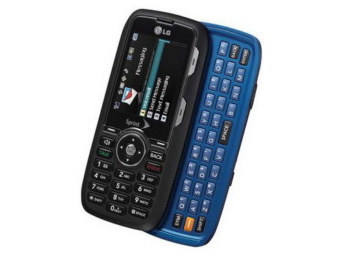 Sprint版 LG侧滑全键盘Messaging