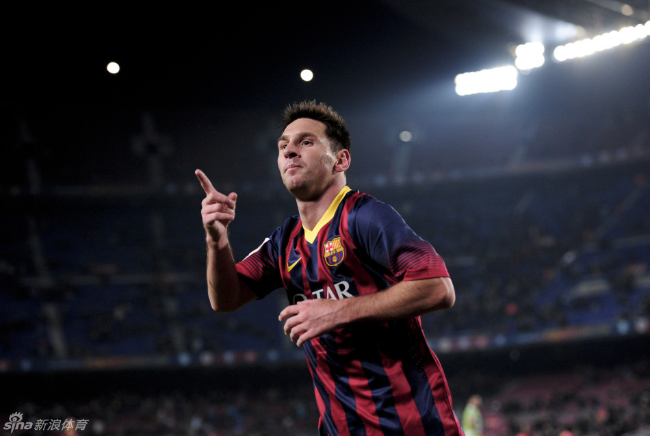国王杯-梅西复出梅开二度 小法2球巴萨4-0主场胜