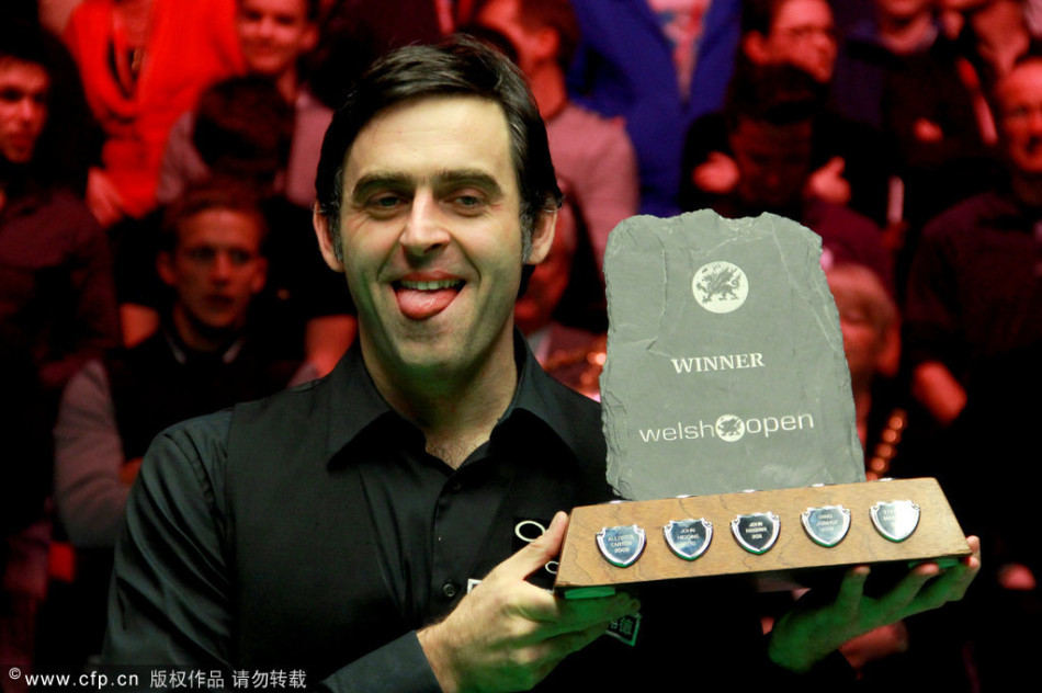 威尔士赛丁俊晖3-9告负 奥沙利文轰147夺第26冠