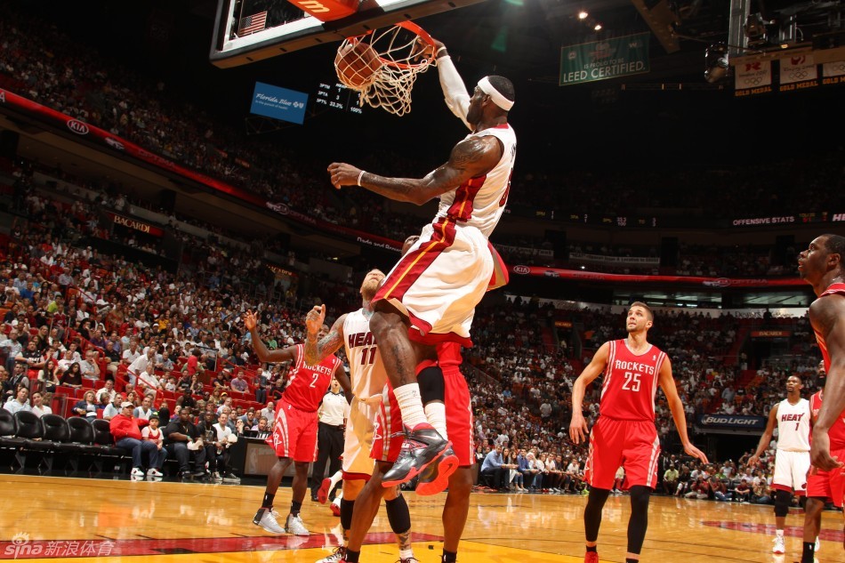 四巨头91分热火末节一波流 哈登30分火箭痛失好局